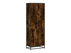Estantería madera de ingeniería roble ahumado 60x35x170,5 cm