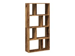Estantería madera de ingeniería color envejecido 60x20x120 cm