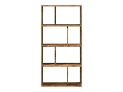 Estantería madera de ingeniería color envejecido 60x20x120 cm