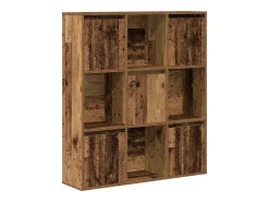 Estantería madera de ingeniería color envejecido 89x24x101,5 cm