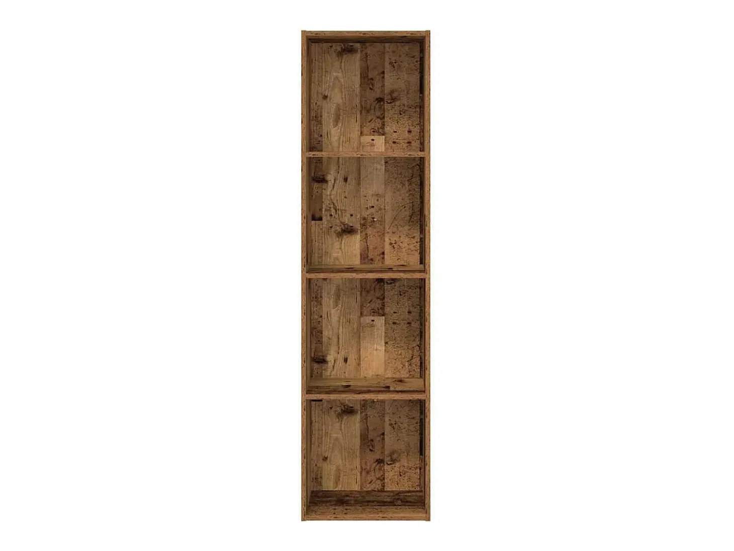 Estantería madera de ingeniería color envejecido 40x30x152 cm