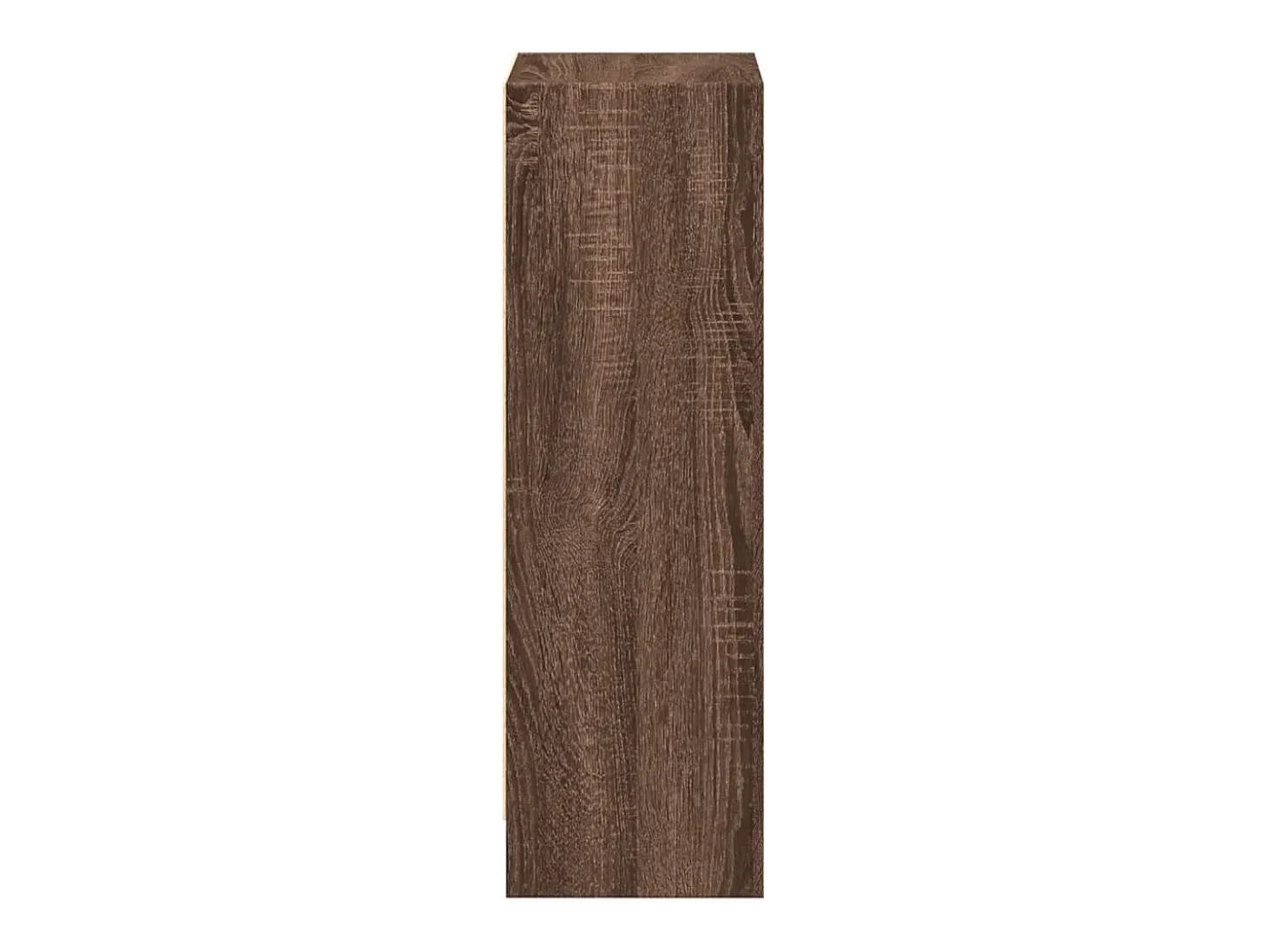 Estantería madera de ingeniería marrón roble 40x24x76 cm
