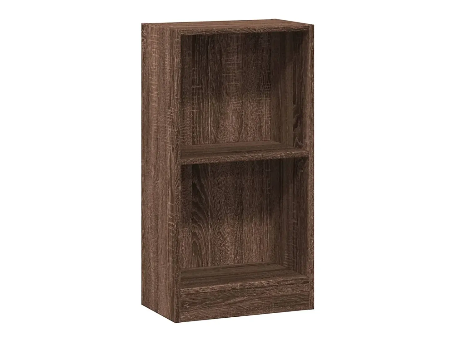 Estantería madera de ingeniería marrón roble 40x24x76 cm