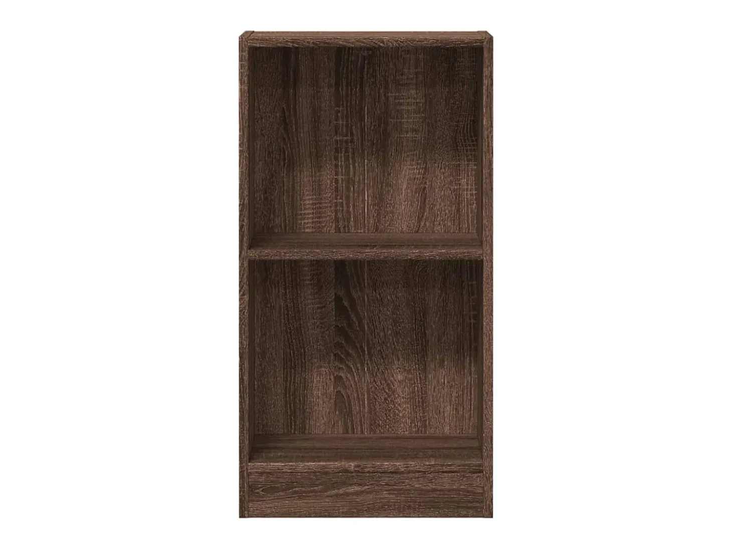 Estantería madera de ingeniería marrón roble 40x24x76 cm