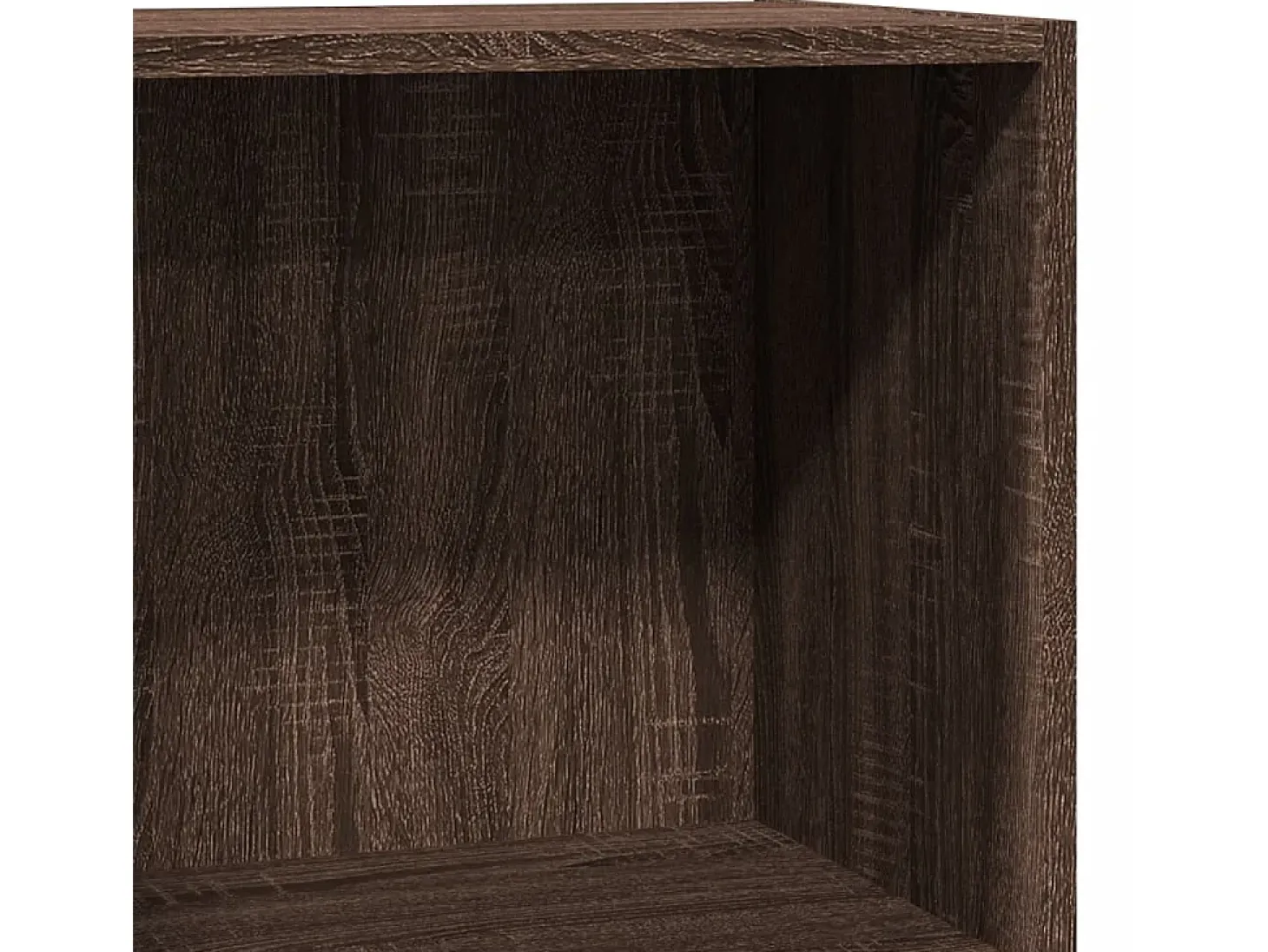 Estantería madera de ingeniería marrón roble 40x24x76 cm