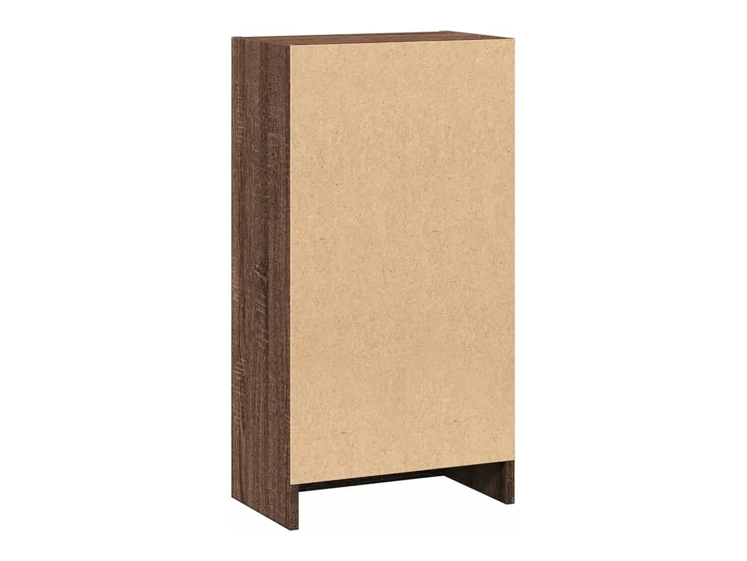 Estantería madera de ingeniería marrón roble 40x24x76 cm