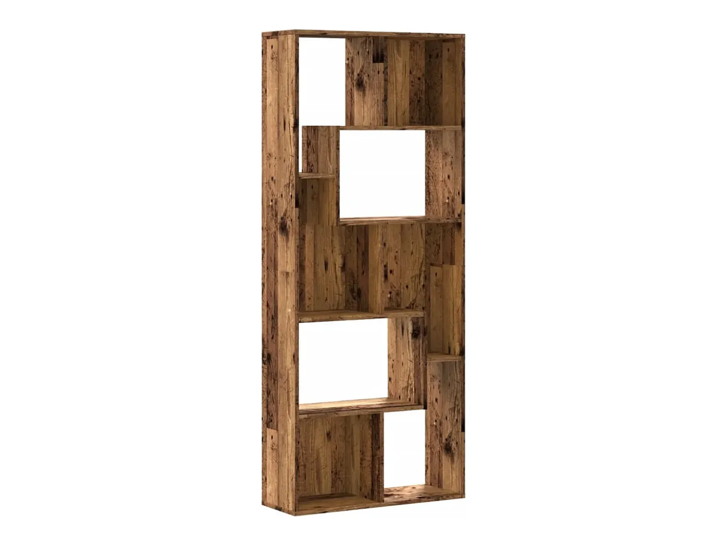 Estantería madera de ingeniería color envejecido 67x24x161 cm