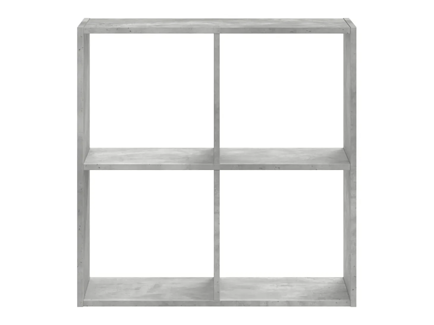 Estantería madera de ingeniería gris hormigón 68,5x32x68,5 cm