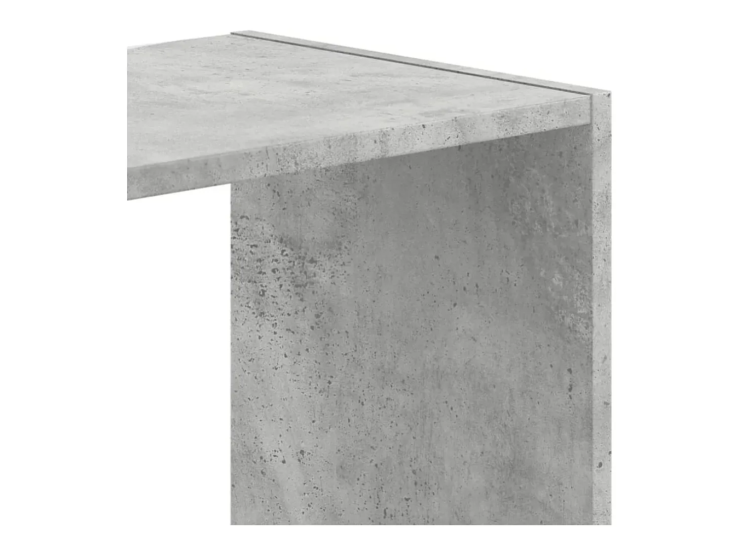 Estantería madera de ingeniería gris hormigón 68,5x32x68,5 cm