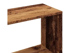 Estantería madera de ingeniería madera envejecida 45x24x159 cm
