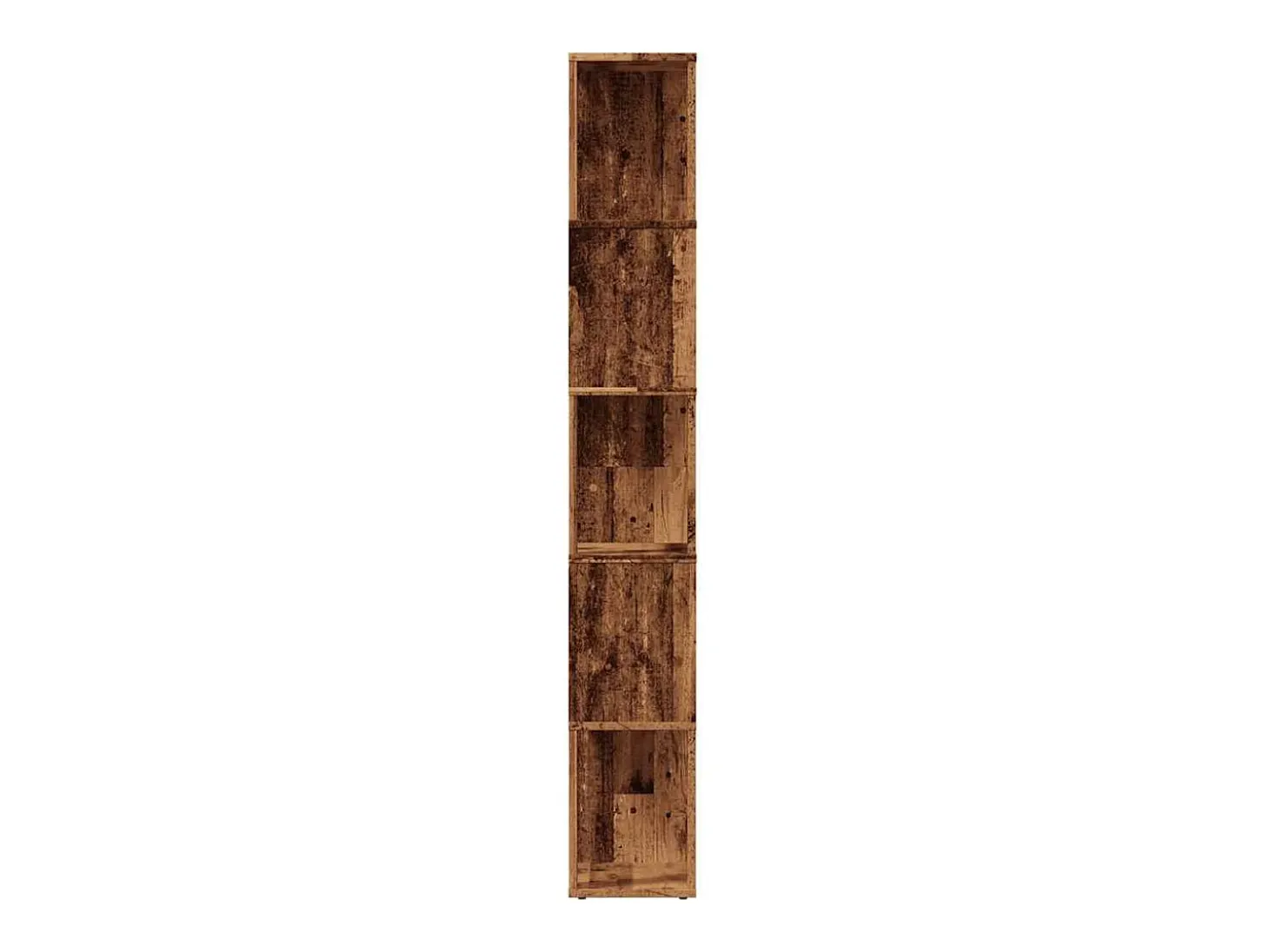 Estantería madera de ingeniería madera envejecida 45x24x159 cm