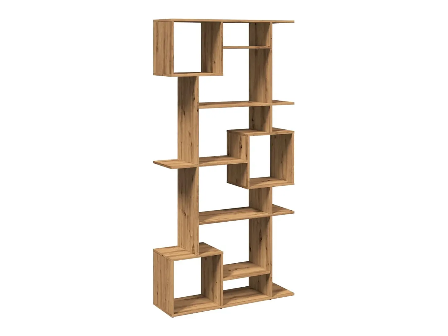 Estantería madera de ingeniería roble artisian 92x29x188 cm