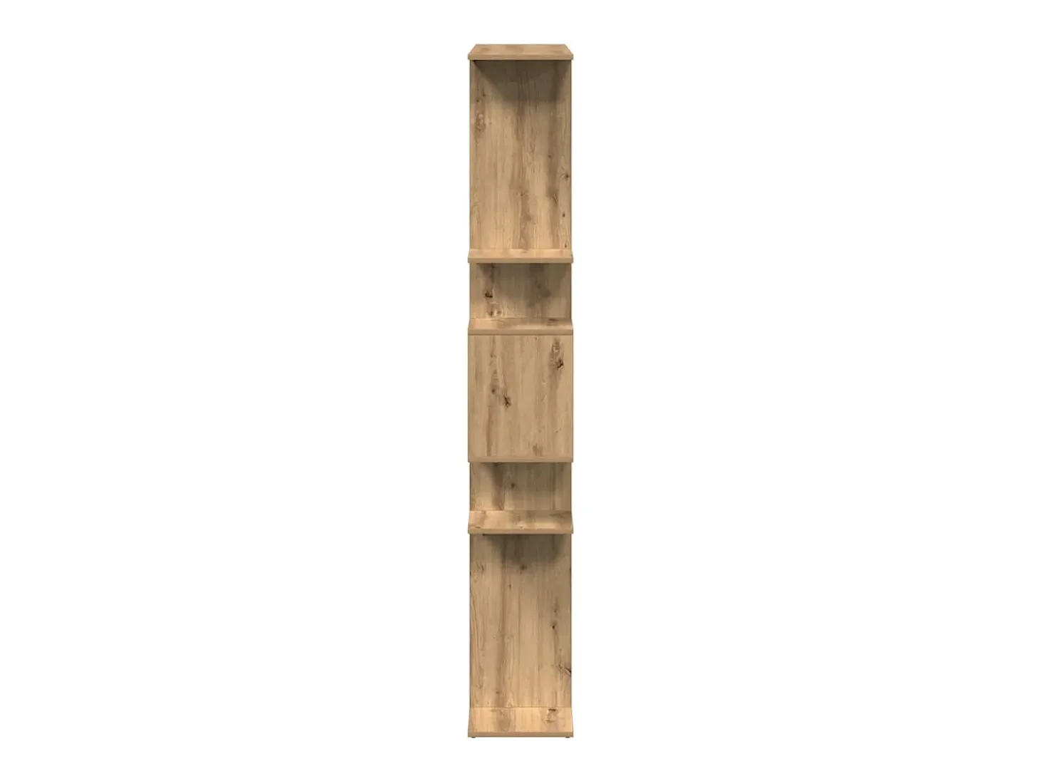 Estantería madera de ingeniería roble artisian 92x29x188 cm