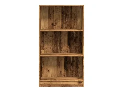 Estantería madera de ingeniería color envejecido 60x24x109 cm