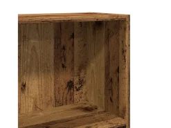 Estantería madera de ingeniería color envejecido 60x24x109 cm