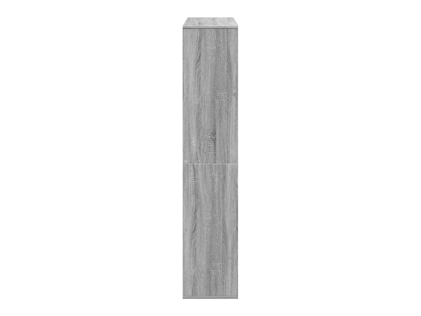 Estantería madera de ingeniería gris Sonoma 102x29x143 cm