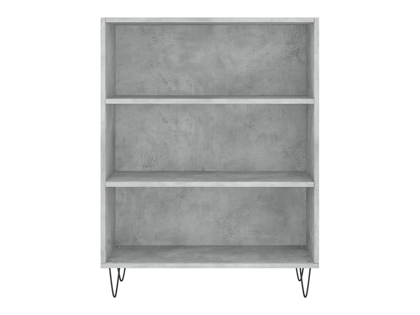 Estantería madera de ingeniería gris hormigón 69,5x32,5x90 cm