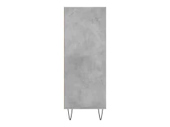 Estantería madera de ingeniería gris hormigón 69,5x32,5x90 cm