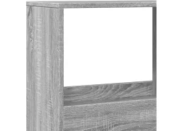 Estantería madera de ingeniería gris Sonoma 100x33x155,5 cm