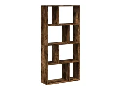 Estantería madera de ingeniería roble ahumado 60x20x120 cm