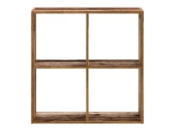 Estantería madera ingeniería color envejecido 68,5x32x68,5 cm