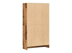 Estantería madera ingeniería madera envejecida 82,5x30,5x150 cm