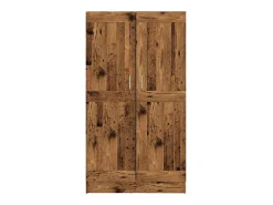 Estantería madera ingeniería madera envejecida 82,5x30,5x150 cm