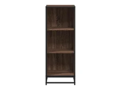 Estantería madera ingeniería roble marrón 40x35x107,5 cm