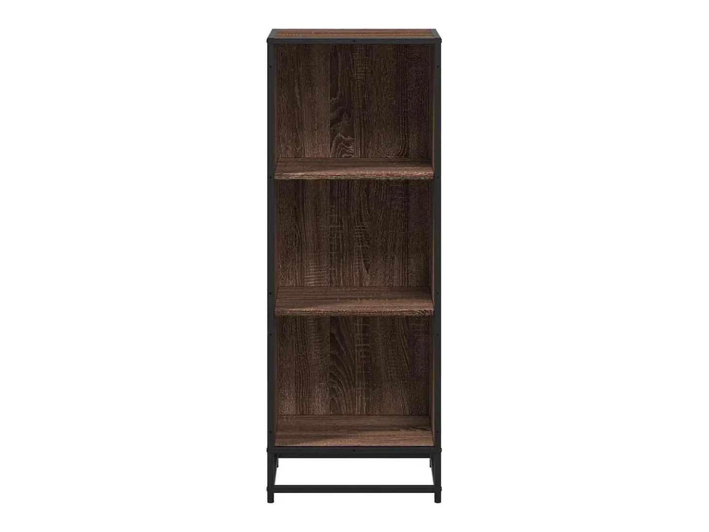 Estantería madera ingeniería roble marrón 40x35x107,5 cm