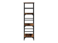 Estantería madera ingeniería madera envejecida 50x33x117,5 cm