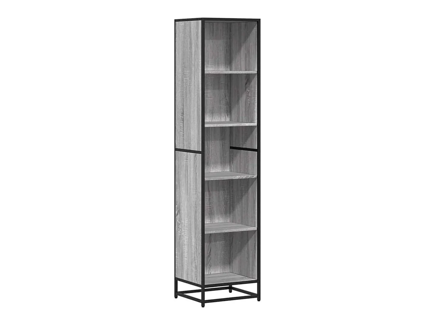 Estantería madera ingeniería gris sonoma 40x35x170,5 cm