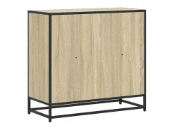 Estantería madera ingeniería color roble 80,5x35x76 cm
