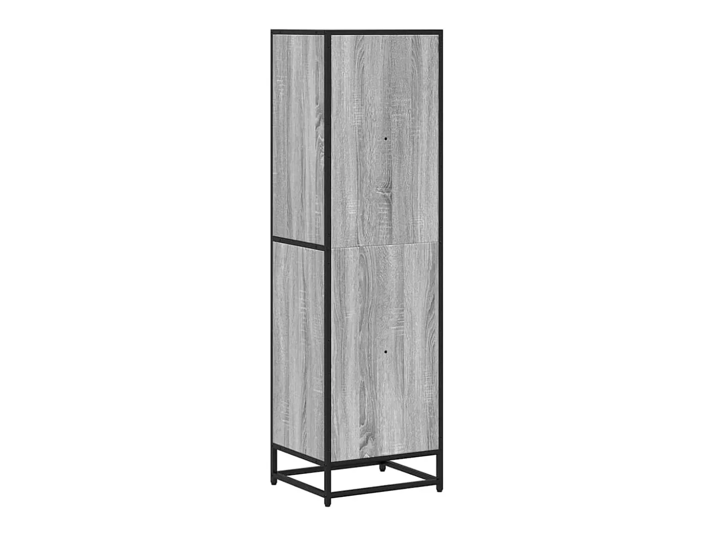 Estantería madera ingeniería gris sonoma 40x35x139 cm