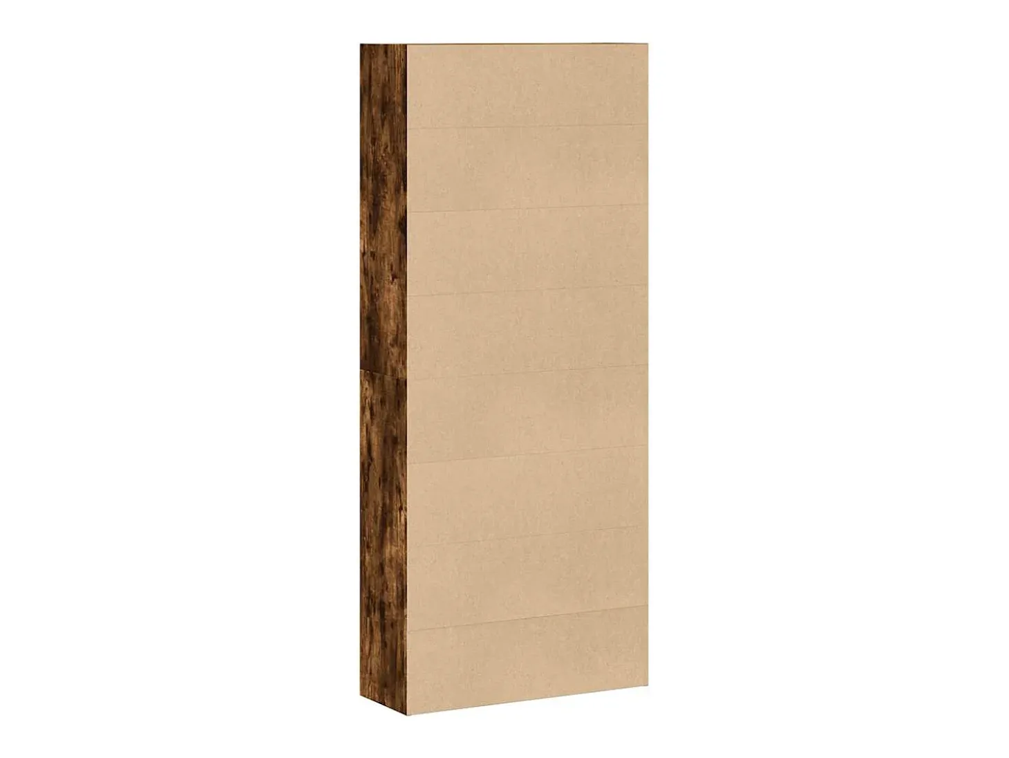 Estantería madera ingeniería color roble ahumado 80x30x189 cm