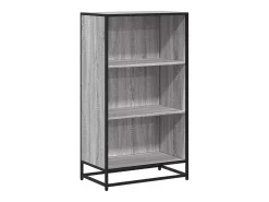 Estantería madera ingeniería gris sonoma 60x35x107,5 cm