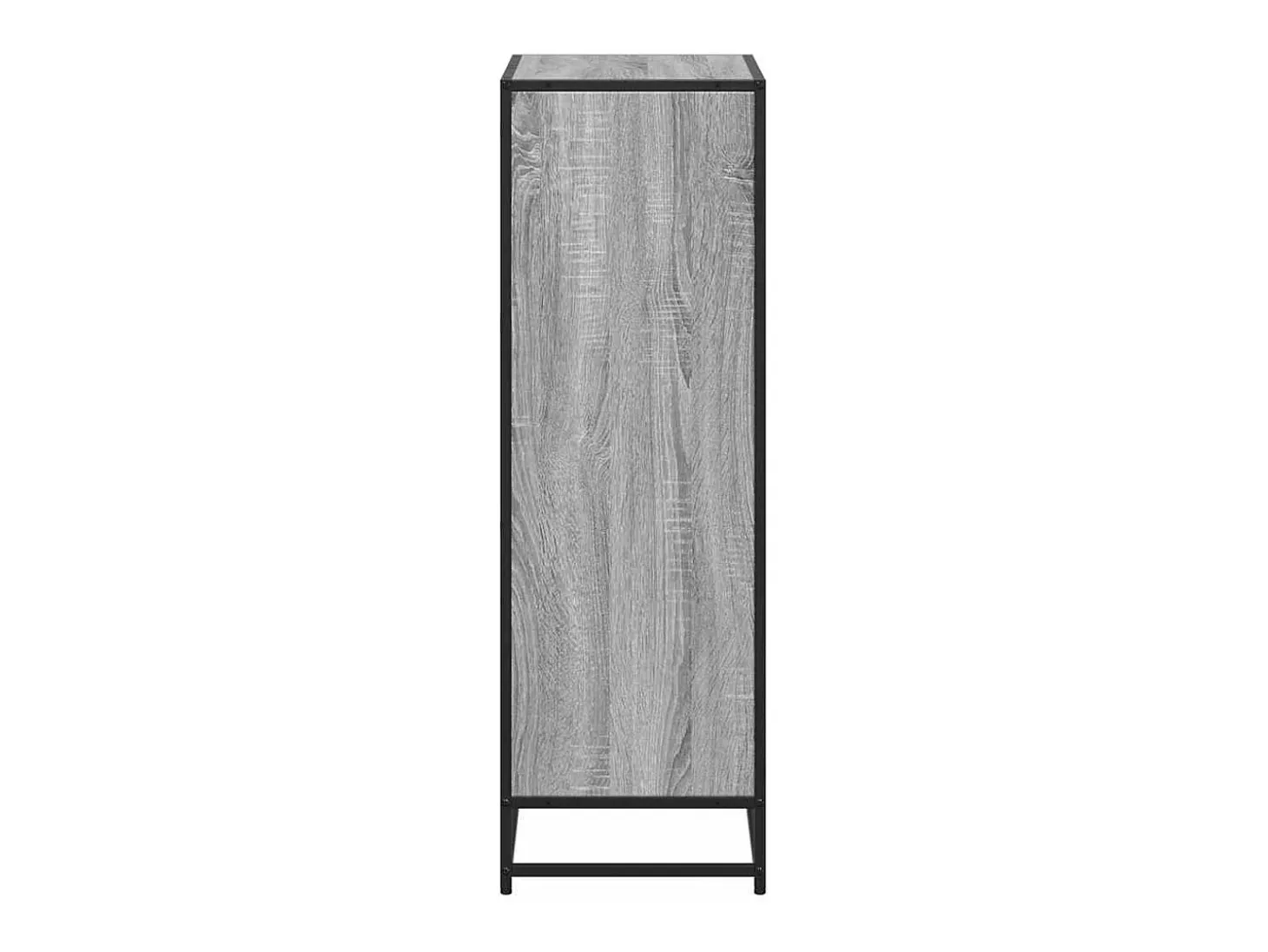 Estantería madera ingeniería gris sonoma 60x35x107,5 cm