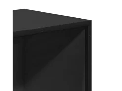 Estantería madera ingeniería negra 40x35x139 cm