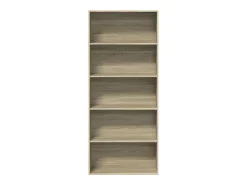 Estantería madera ingeniería color roble 80x30x189cm