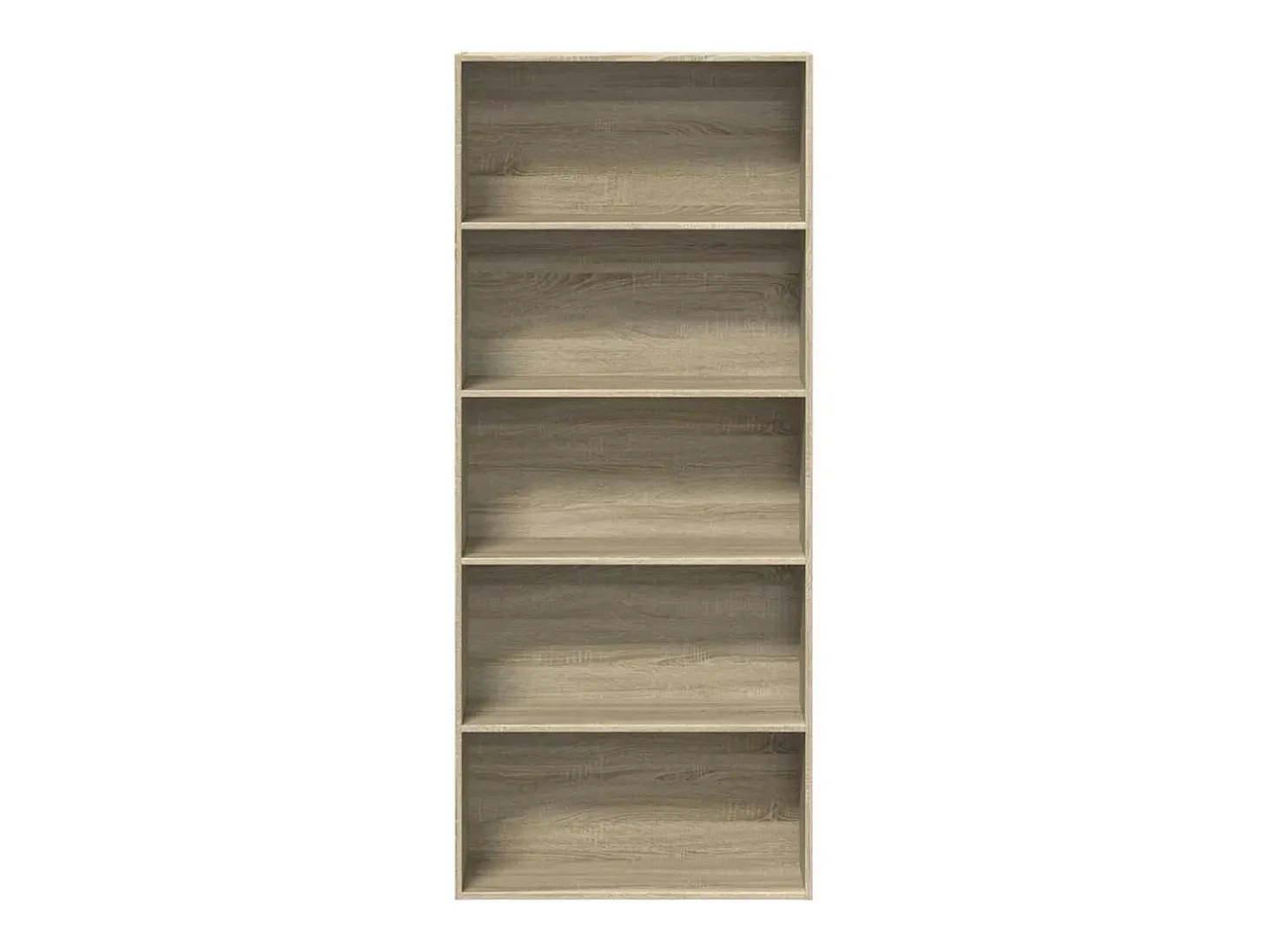 Estantería madera ingeniería color roble 80x30x189cm