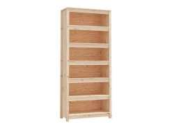 Estantería madera maciza de pino 80x35x183 cm