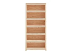 Estantería madera maciza de pino 80x35x183 cm