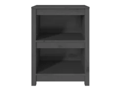 Estantería madera maciza de pino gris 50x35x68 cm