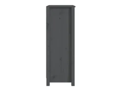 Estantería madera maciza de pino gris 50x35x97 cm