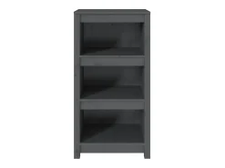 Estantería madera maciza de pino gris 50x35x97 cm