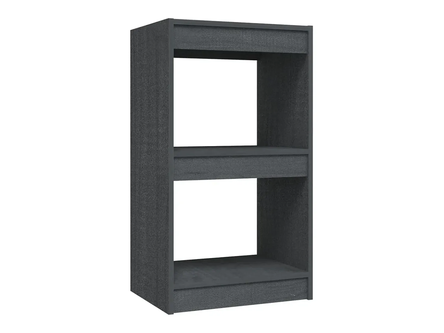 Estantería madera maciza de pino gris 40x30x71,5 cm