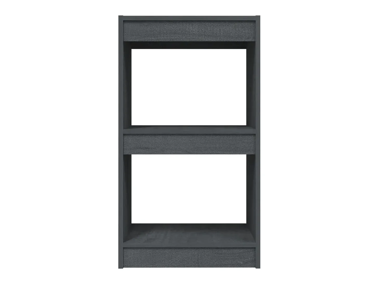 Estantería madera maciza de pino gris 40x30x71,5 cm