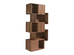 Estantería madera nogal con puertas 3021 ANGEL CERDA