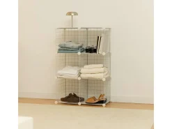 Estantería Modular Titan C6 Blanco - Newlux