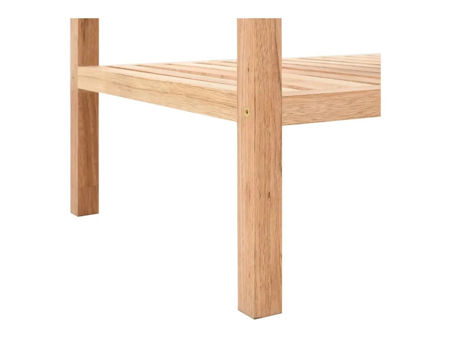 Estantería para baño madera maciza de nogal 100x40x65 cm