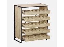 Estantería para botellas de vino natural